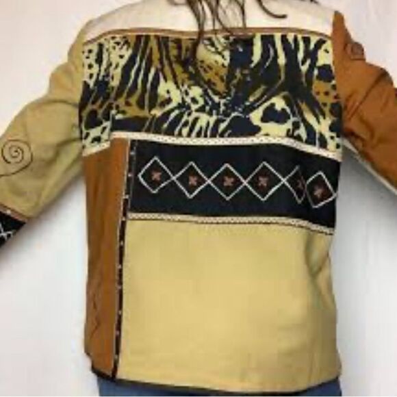 Indigo Moon Vintage Patchwork Jacket - Picture 2 of 4